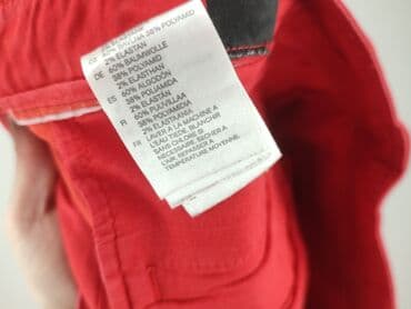 jeansy czerwone damskie: H&M, Spodnie materiałowe damskie, rozmiar M — 5