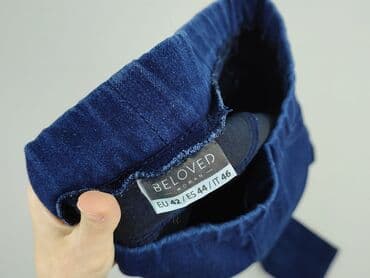 legginsy granatowe damskie: Beloved, Legginsy Eleganckie damskie, rozmiar XL — 4