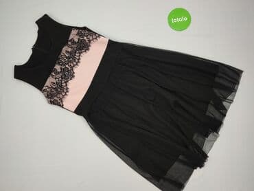 sukienka czarna z tiulem h: Pronto Moda, Sukienka damska, rozmiar L — 2