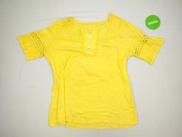 żółte bluzki z krótkim rękawem: Bluzka damska, rozmiar 4XL — 2