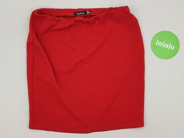 spódnice midi plisowane czarne: Boohoo, Spódnica damska, L — 2