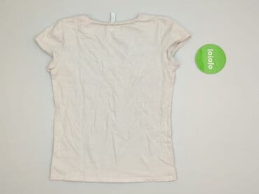 beżowe t shirty: T-shirt damski, rozmiar S — 4