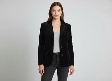 satynowy top pod marynarkę: Marynarka damska, rozmiar S — 5