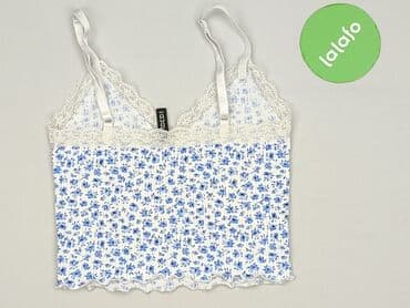 srebrny top h m: H&M Divided, Top damski, rozmiar XS — 3