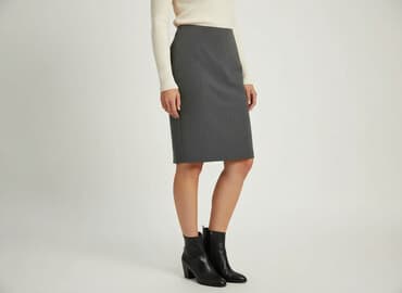 plisowane spódnice szara: Spódnica damska, rozmiar M — 1