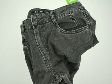 sinsay spodnie czarne z wysokim stanem: Denim, Jeans for men, size M — 6