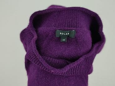 sweter w chmurki: Solar, Sweter damski, rozmiar L — 4