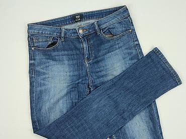 cropped blue jeans: F&F, Jeansy damskie, rozmiar L — 1