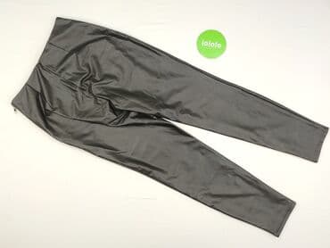 woskowane legginsy z wysokim stanem zara: Leggings Eco-leather for women, size S (EU 36) — 3
