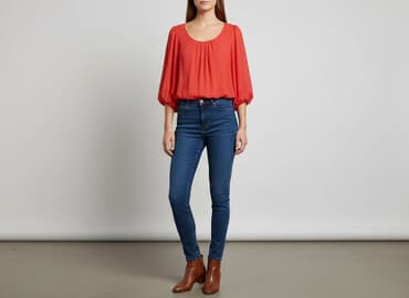 koszulka z szerokimi rękawami: Next, Bluzka damska, S — 6