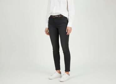 czarne skinny jeans: Jeansy damskie, rozmiar S — 6