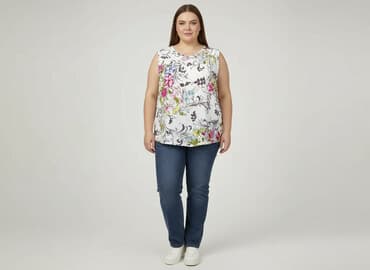 koszula do karmienia c a: Bluzka damska, rozmiar 6XL — 7