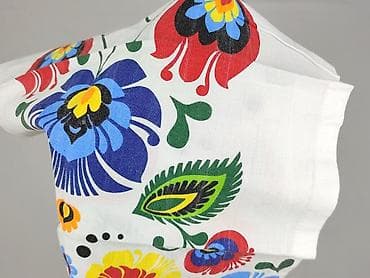 Dom i ogród: Lniana ściereczka kuchennа z kolorowym, ludowym wzorem kwiatowym - — 4