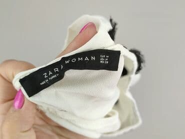 biała bluzka damska zara: Zara, Bluzka damska, rozmiar M — 4