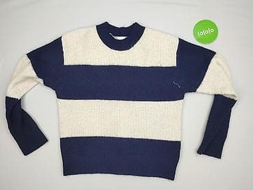 niebieski sweter hm: H&M, Sweter damski, rozmiar XS — 2