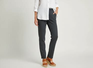 buty szerokie w palcach damskie: Spodnie materiałowe damskie, rozmiar M — 6