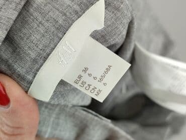 spodnie dresowe nike bez ściągaczy: H&M, Spodnie materiałowe damskie, rozmiar S — 4
