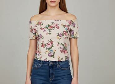 bluzki z kwiacistym wzorem: New Look, Top damski, rozmiar M — 7