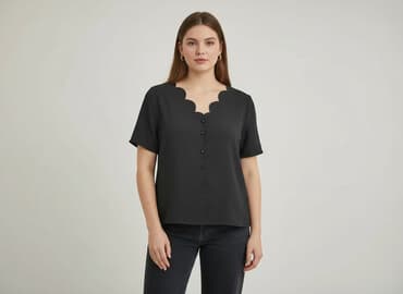 shein czarne bluzki: Shein, Bluzka damska, rozmiar M — 7