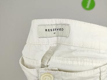 reserved pants: Reserved, Spodnie materiałowe damskie, rozmiar L — 4