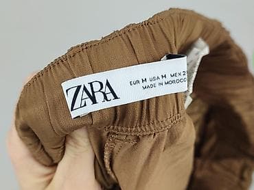 ala crocs: Zara, Spodnie materiałowe damskie, rozmiar M — 4