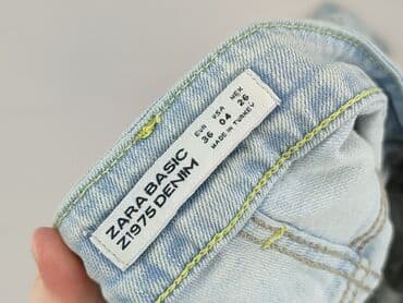 jeansy damskie podarte: Zara, Jeans for women, size S (EU 36) — 4