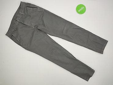 pull and bear spodnie eleganckie: Męskie spodnie Zara w kolorze szarym. Klasyczny, uniwersalny fason z — 2