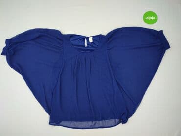bluzki basic z dekoltem v: Vila, Women's blouse, size L (EU 40) — 2