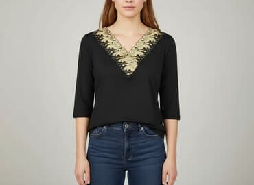 bluzki z aplikacjami: Studio, Bluzka damska, M — 6