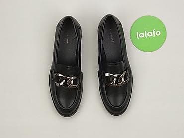 klapki hermes eobuwie: Damskie mokasyny Graceland - Kolor: czarny - Rozmiar: 39 (oznaczenie — 2