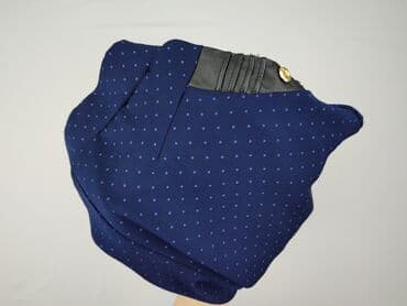 granatowe chinosy damskie: Classic, Spodnie materiałowe damskie, rozmiar XL — 5