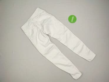 jeansy damskie podarte: Bershka, Material trousers for women, size S (EU 36) — 3