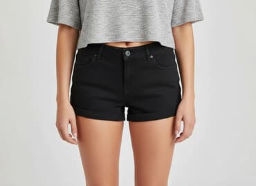 luźne szorty jeans damskie: Denim Co, Szorty damskie, rozmiar M — 7