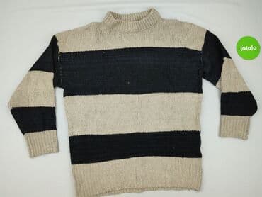 golfy w paski: Sweter for men, size M — 2