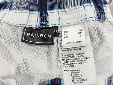 garniturowe: RAINBOW, Szorty kąpielowe dla mężczyzn, rozmiar 4XL — 4