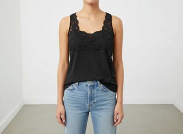 stradivarius top koronkowy: T-shirt damski, rozmiar S — 1