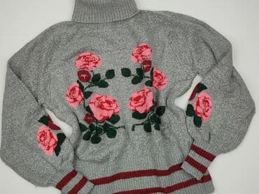 sweter w kwiaty zara: Gina Tricot, Sweter damski, rozmiar S — 1