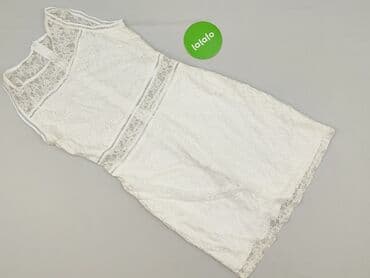 sukienka midi na wesele koronka: Sukienka damska, rozmiar S — 2