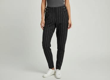 długie spodnie damskie dla wysokich: Spodnie materiałowe damskie, rozmiar L — 6