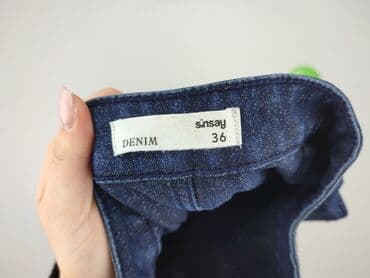 srebrny top sinsay: Jeansy damskie, rozmiar S — 4