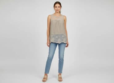 bluzki z siateczką długi rękaw: Women's blouse, size M — 1