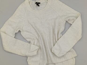 bialy sweterek hm: H&M, Sweter damski, rozmiar S — 1
