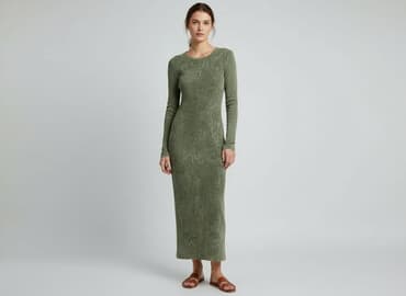 sukienka maxi z długim rękawem: Sukienka damska, rozmiar S — 1