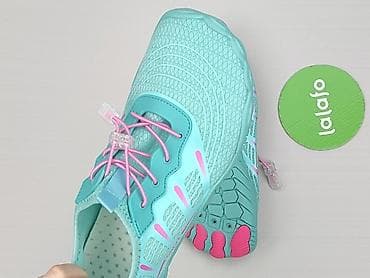 bocci buty: Buty damskie barefoot/wodne – turkusowe z różowymi akcentami - Typ — 4
