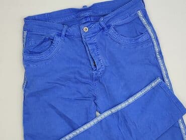 srebrne jeansy: Jeans for women, size L — 2