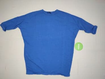 niebieskie sukienki plus size: Women's blouse, size XL (EU 42) — 2