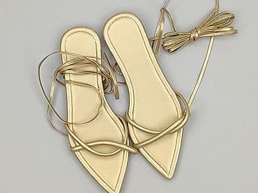 sandaly z perlami: Sandały damskie, rozmiar 40 — 1