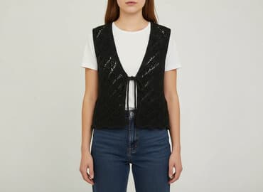 kamizelka dzianinowa sinsay: Hand Knitted, Kamizelka damska, rozmiar S — 6