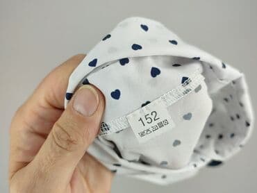 sukienki w geometryczne wzory: Shirt 12 years, condition - Perfect, pattern - Print, color - White — 4