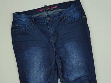 jeansy plus size wysoki stan: RAINBOW, Jeansy damskie, M — 1